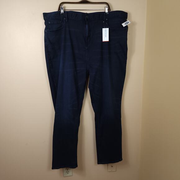 Old Navy Relaxed Slim Taper Built-In Flex Jeans For Men Size 48x34 - Picture 1 of 11